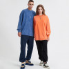 Custrom Mens Streetwear Sweatshirts Hoodies|Oversized|Blank|Drop-Shoulder|Unisex|O-Neck|Acid Washed