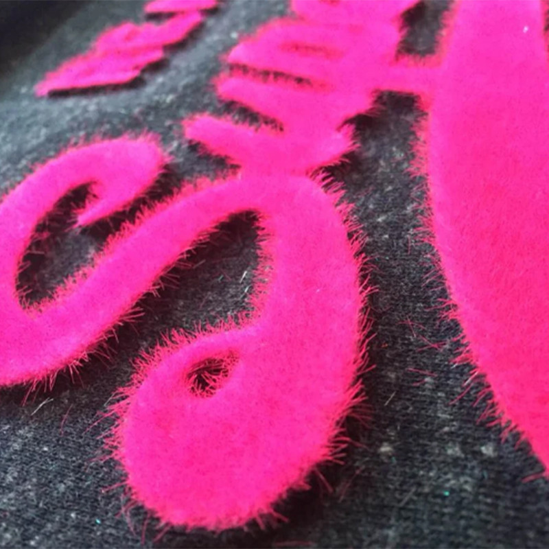 2024 Hottest T-shirt Process: Screen Printing Flocking Process