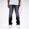 Custom Mens Streetwear Stacked Pants | Silk Screen Printed | Pockets | Loose Fit | For Men | Cotton