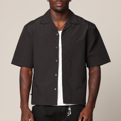 Custom shirt | Short-sleeve shirt | Black shirt | Casual shirt | Wrinkle-resistant shirt | Eco shirt