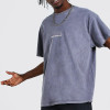 Custom T-shirt | Crew-neck tee | 100% cotton t-shirt | Purple T-shirt | Streetwear oversized T-shirt