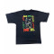 Custom T-shirt | Colourful printed t-shirt | Black cotton t-shirt | Summer fashion t-shirts