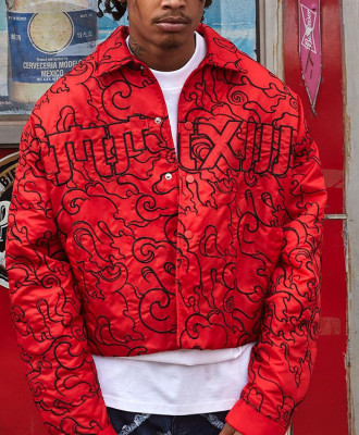 Custom jackets | Red jacket | Street jacket | Spring 2024 new jacket | Short jacket | Stylish jacket