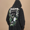 Custom hoodies | Floral print hoodie | Black hoodies | Artistic hoodie | Fashion retro hoodies