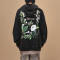 Custom hoodies | Floral print hoodie | Black hoodies | Artistic hoodie | Fashion retro hoodies