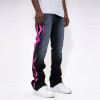 Custom Mens Streetwear Stacked Pant | Silk Screen Printed | Stacked | Loose Fit | Cargo | Custom Logo