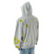 Oem hoodie | Gray hoodies | Green flocked hoodie | Stylish minimalist hoodie | Thin hoodies