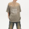 Custom T-shirt | Gradient color t-shirt | Alphabet print t-shirt | Street trend tshirt | Mens tshirt