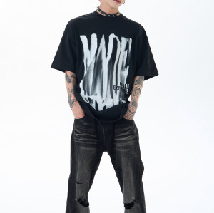 Custom T-shirt | Art print t-shirt | Alphabet t-shirt | Fashion cotton t-shirt | Streetwear t-shirt