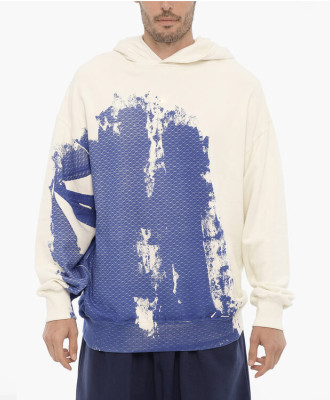 Custom Mens Hip Hop Hoodies | Over Printed | White | Oversized | Cotton | Hooded | OEM