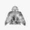 Custom Mens Streetwear Hoodies | Spray | Zip Up | White | Metal Zipper | Custom Logo | Printed Logo