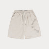 OEM shorts | Brown loose shorts | Alphabet print shorts | Drawstring shorts | Street vintage shorts