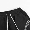 OEM shorts | Brown loose shorts | Alphabet print shorts | Drawstring shorts | Street vintage shorts