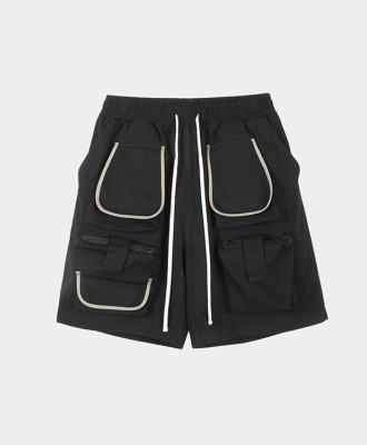 OEM shorts | Black overalls shorts | Multi-pocket shorts | Waterproof shorts | High quality shorts