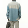 Oem jacket | Light blue jacket | Faded denim jacket | Casual vintage jacket | Flap pockets jacket