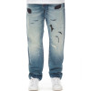 OEM pants | Ripped design pants | Blue denim pants | Personalised worn pants | Embroidered pants