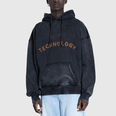 Custom hoodies | Men's streetwear hoodies | Washed embroidery hoodies | Drawstring hoodies