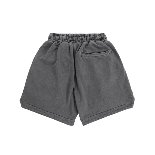 OEM shorts | Grey cargo shorts | Cotton shorts | Drawstring shorts | Metal zipped pocket design