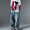 OEM pants | Light blue washed jeans | Black minimalist jeans | Loose straight leg pants