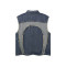 Custom T-shirt | Blue sleeveless denim vest | Patchwork colour vest | Street old worn waistcoat