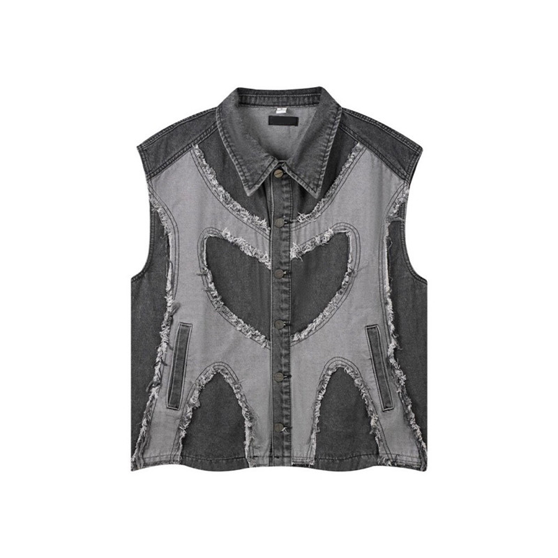 Custom patchwork colour vest