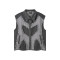 Custom T-shirt | Blue sleeveless denim vest | Patchwork colour vest | Street old worn waistcoat