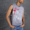 Custom T-shirt | Printed sleeveless t-shirt | Street personality t-shirt | 100% cotton t-shirts