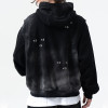Oem jacket | Fashion printed jacket | White alphabet adorned jacket | Metal zipped jackets