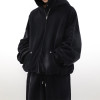 Oem jacket | Loose hooded jacket | Embroidered jacket | Winter thickened jacket | Gradient jacket