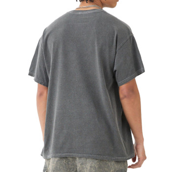 Custom T-shirt | Flame motorbike graphic printed t-shirt | Grey t-shirt | Street racing t-shirts