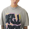 OEM T-shirt | Street grey short sleeve t-shirt | Graffiti style printed t-shirt | Oversized t-shirt