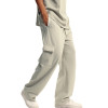 OEM pants | Solid colour straight pants | Casual overalls pants | Ribbed cotton pants | Loose pants