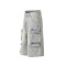 OEM shorts | Light blue overalls denim shorts | Multi-Pocket denim shorts | Washed denim shorts