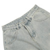 OEM shorts | Light blue overalls denim shorts | Multi-Pocket denim shorts | Washed denim shorts