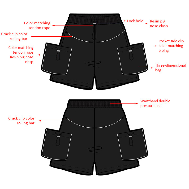  Custom casual shorts