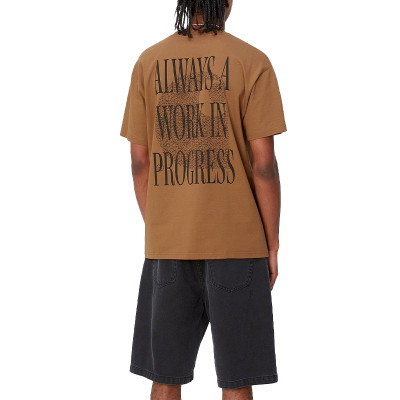 OEM T-shirt | Inspirational slogan t-shirt | Brown short-sleeved t-shirt | Positive energy | Printed