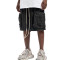 OEM shorts | Multi-pocket black shorts | Outdoor sports shorts | High elasticity | Washed | Overalls