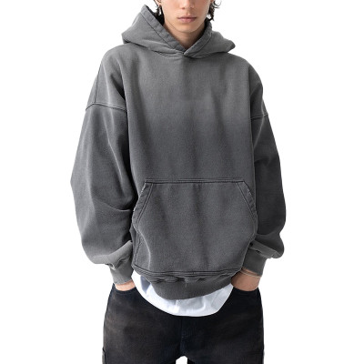 Oem hoodie | Loose hoodie | Gray tone casual hoodie | Gradual gray | Solid color hoodie |Warm hoodie