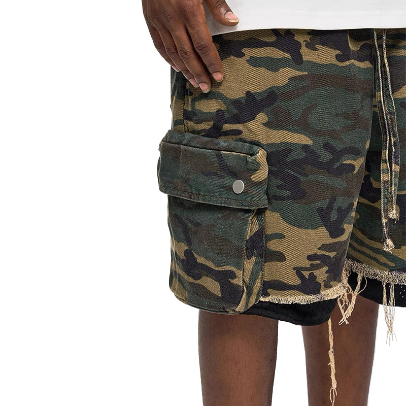 Custom camouflage shorts