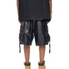 OEM shorts | Multi-pocket black shorts | Loose cargo shorts | Fashion personality | Nylon shorts