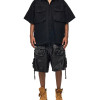 OEM shorts | Multi-pocket black shorts | Loose cargo shorts | Fashion personality | Nylon shorts