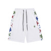 OEM shorts | Colorful star printed shorts | Casual sports style | Cotton white shorts | Breathable