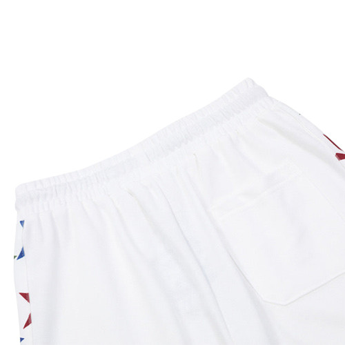 OEM shorts | Colorful star printed shorts | Casual sports style | Cotton white shorts | Breathable