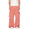 OEM pants | Oversized pants | Overalls | Solid color pants | Casual vacation style | Grapefruit red