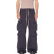 OEM pants | Oversized pants | Overalls | Solid color pants | Casual vacation style | Grapefruit red
