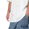 OEM T-shirt | Graffiti style t-shirt | Artistic printed white t-shirt | Colorful patterns t-shirt