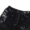 OEM pants | Graffiti denim pants | Irregular graffiti pants | Street skateboarding graffiti printed