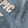 OEM jackets | Blue denim jacket | Wash vintage denim jacket | Embroidered jacket | Patchwork jacket