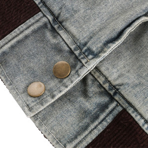 OEM jackets | Blue denim jacket | Wash vintage denim jacket | Embroidered jacket | Patchwork jacket