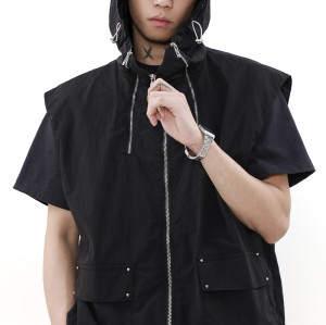 OEM jackets | Fashion sleeveless hooded jacket | Sports jackets | Breathable and quick-drying jacket